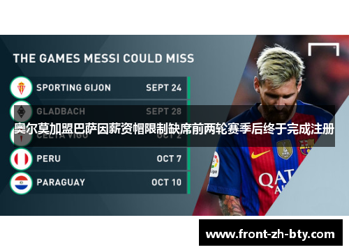 奥尔莫加盟巴萨因薪资帽限制缺席前两轮赛季后终于完成注册 奥尔莫加盟巴萨因薪资帽限制缺席前两轮赛季后终于完成注册